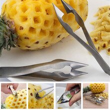 1 X Out Tool Corer Peeler Fruit Eye Remover Kitchen Clip Slicer Cutter Pineapple