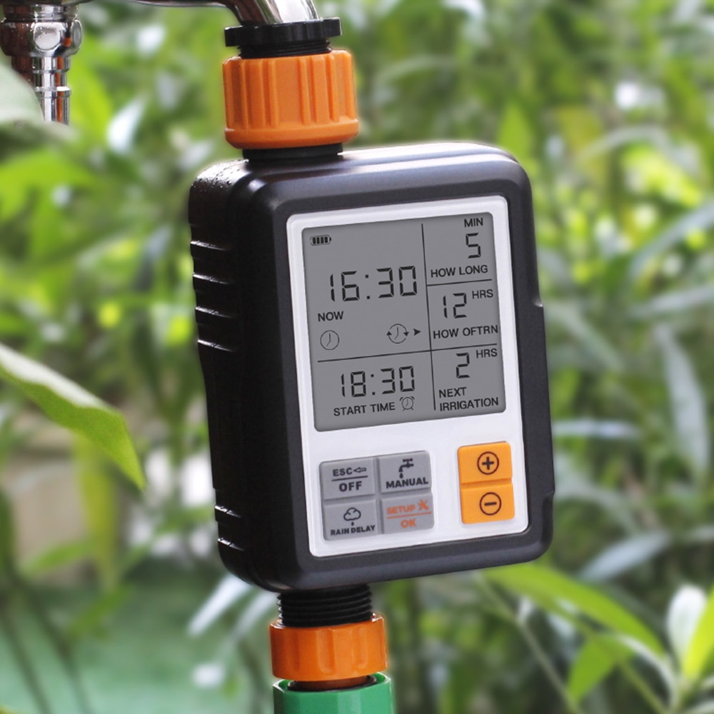 Sprinkler Regler Garten Magnetventil Timer Großen Bildschirm Ich bin Freien Automatische Bewässerung Gerät Bewässerung Werkzeug Wasser Timer