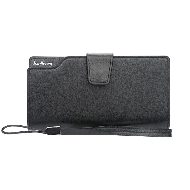 Baellerry Luxe Mannen Portefeuilles Mannen Lange Portemonnee Portemonnee Mannelijke Clutch Pu Leather Ritsen Portemonnee Mannen Zakelijke Portemonnee portemonnee