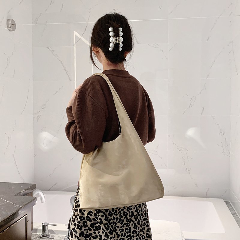 Elegante Hobos Effen Vrouwen Tas Eenvoudige Veelzijdige Zachte Pu Lederen Schoudertassen Crossbody Tas Handig Dames Handtas