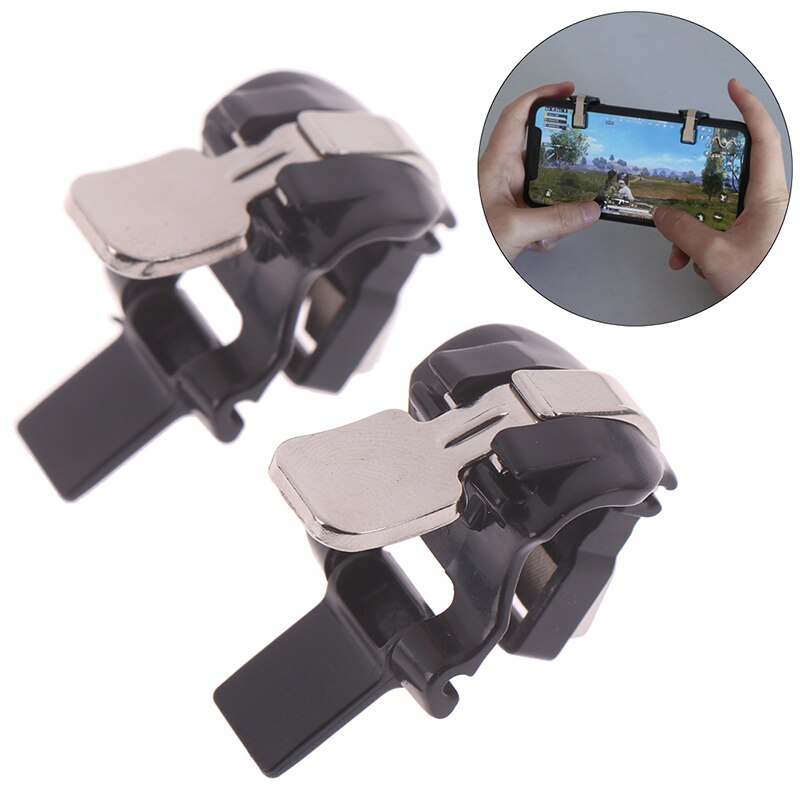 Bouton de feu de déclencheur de jeu de téléphone portable noir de 1 paire chaude pour le contrôleur de tireur de L1r1