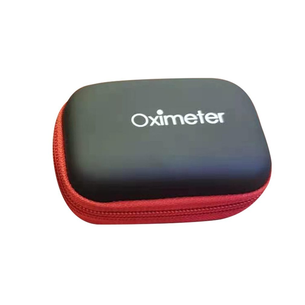 Vingertop Pulsoxymeter Tas Oximeter Opbergtas Beschermende Box Gereedschapstas Eva Oximeter Rits Houder Redelijke Layout