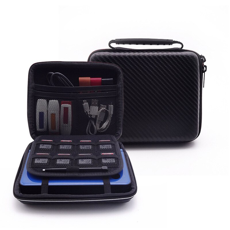 Coque rigide noire pour Nintendo 2DS, étui de protection de voyage