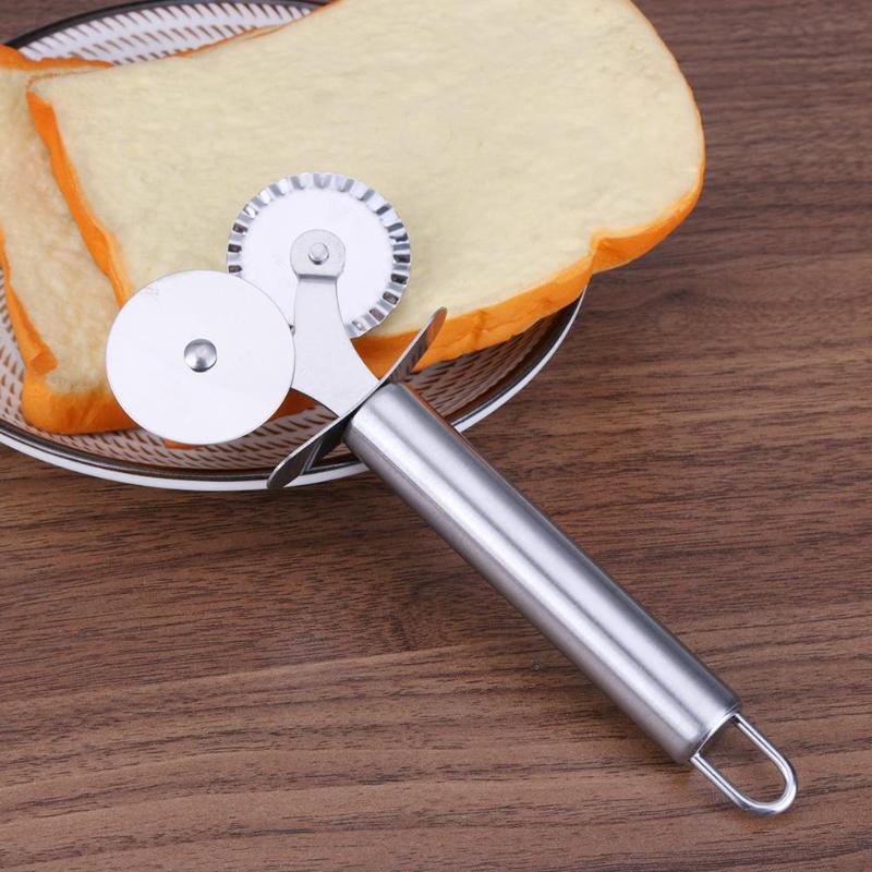 Stainless Steel pizza cutter Pastry Pizza Wheels Cutters Pancake Food Cutter Wheel Slicer Blade Knife Pizza Tools Kitchen Tools
