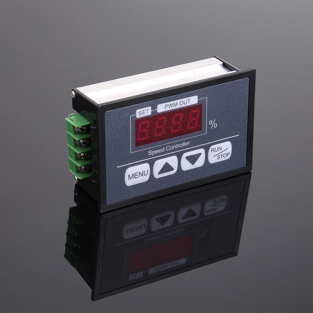 DC Motor Speed Control Switch Slow Start Soft Stop PWM Digital Display 6-60V 30A Easily Carrying Lightweight Gadgets