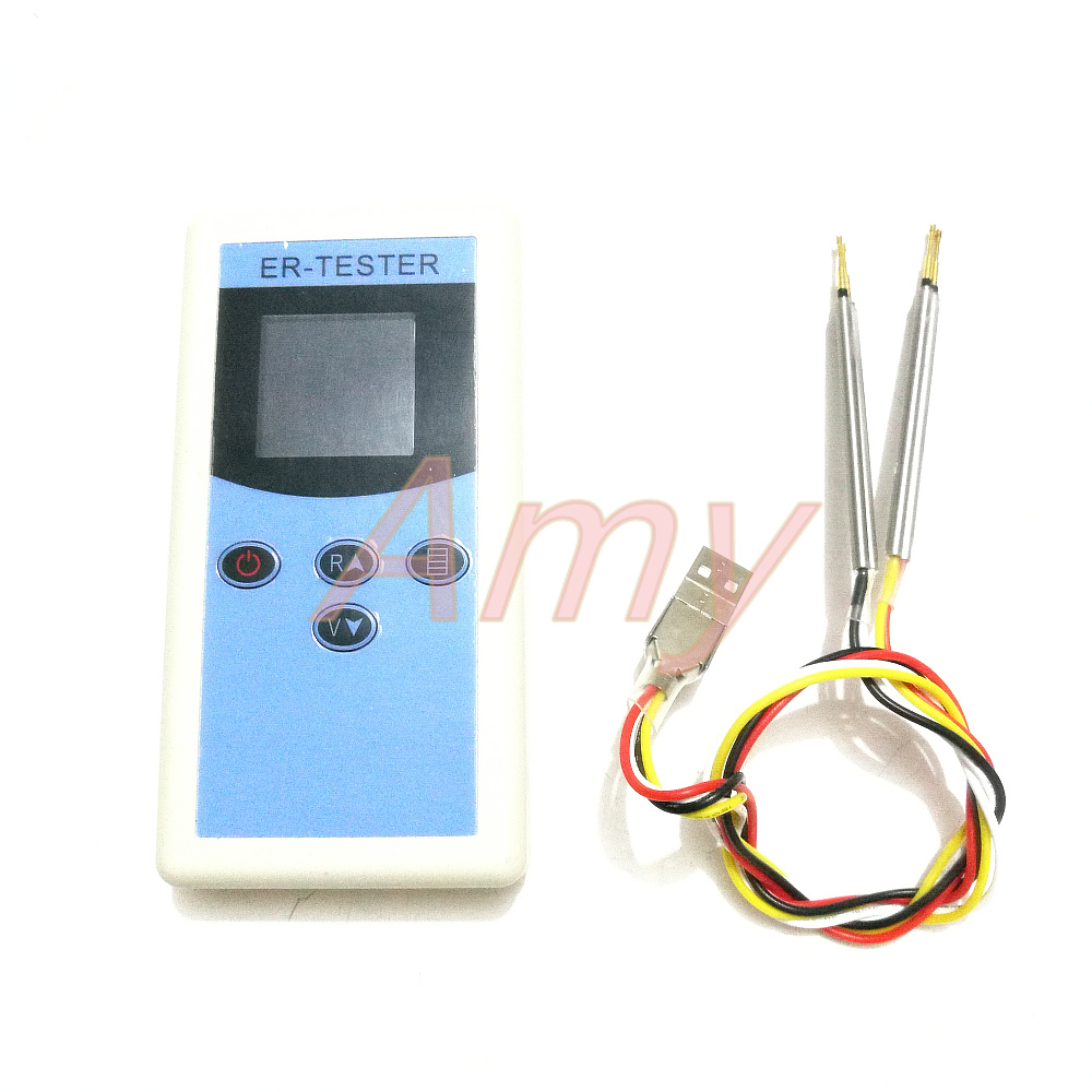 Four wire ER-1 battery internal resistance tester, lithium nickel hydrogen button battery battery AC milliohmmeter