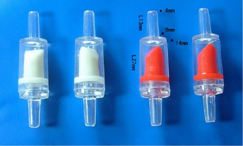 4mm Anti Backflow One Way Valve Stop Flow DIY Air Pump Water Pump Parts Russia