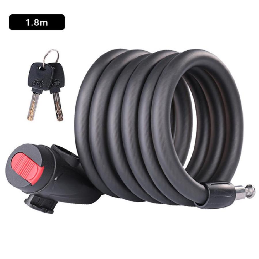 Bike 1.2m Chains Blocks and anti-theft Cord Cable Lock Tough Security Coded Steel Wiring Bicycle Lock 5 Digit Code Combination