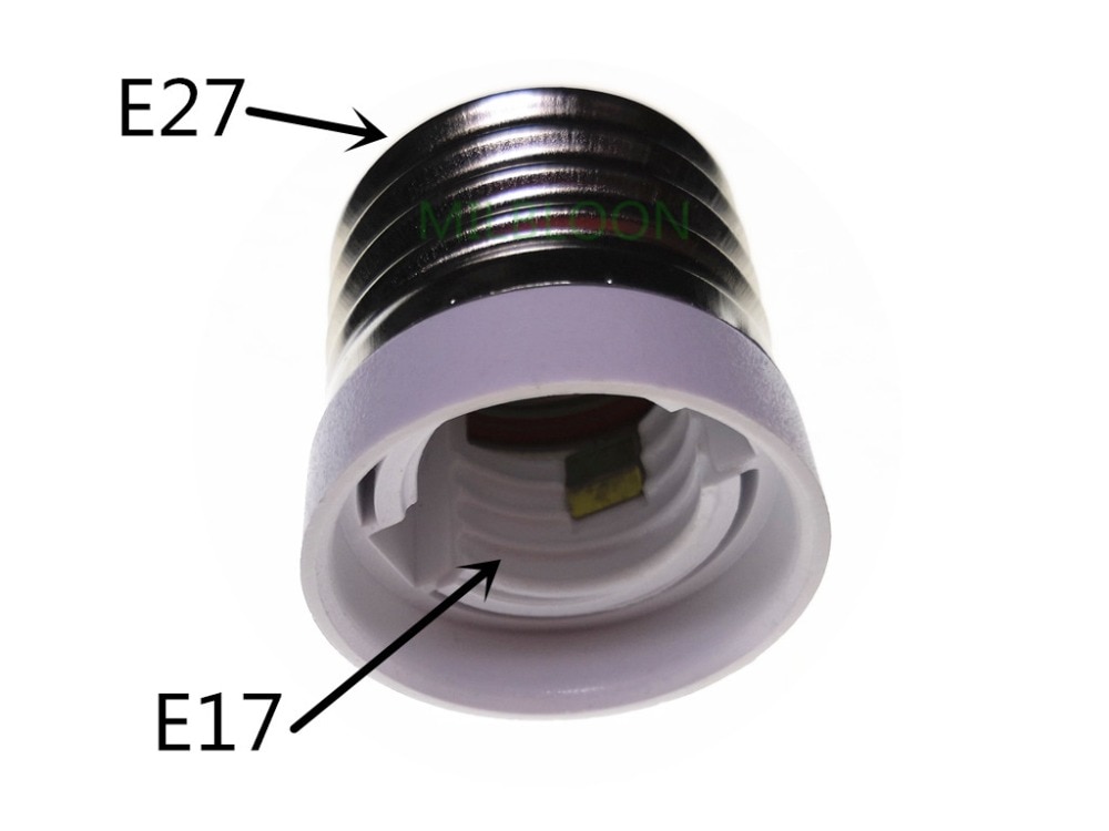 E27-E17 Lamphouder Converter E27 turn om E17 OM E27 Lamp adapter E17 turn in E27 lamphouder verandering e17 base E27