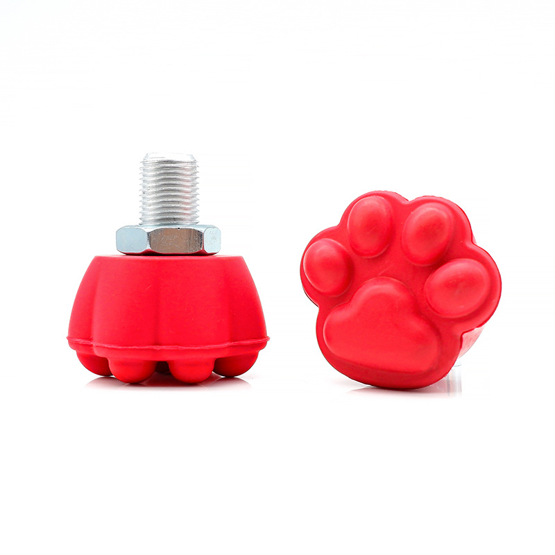 Cat Claw Shape Quad Skates Break Roller Skating Stop Brake Outdoor Sliding Sports 4 Wheels Skate Shoes Accessories Replacement: green