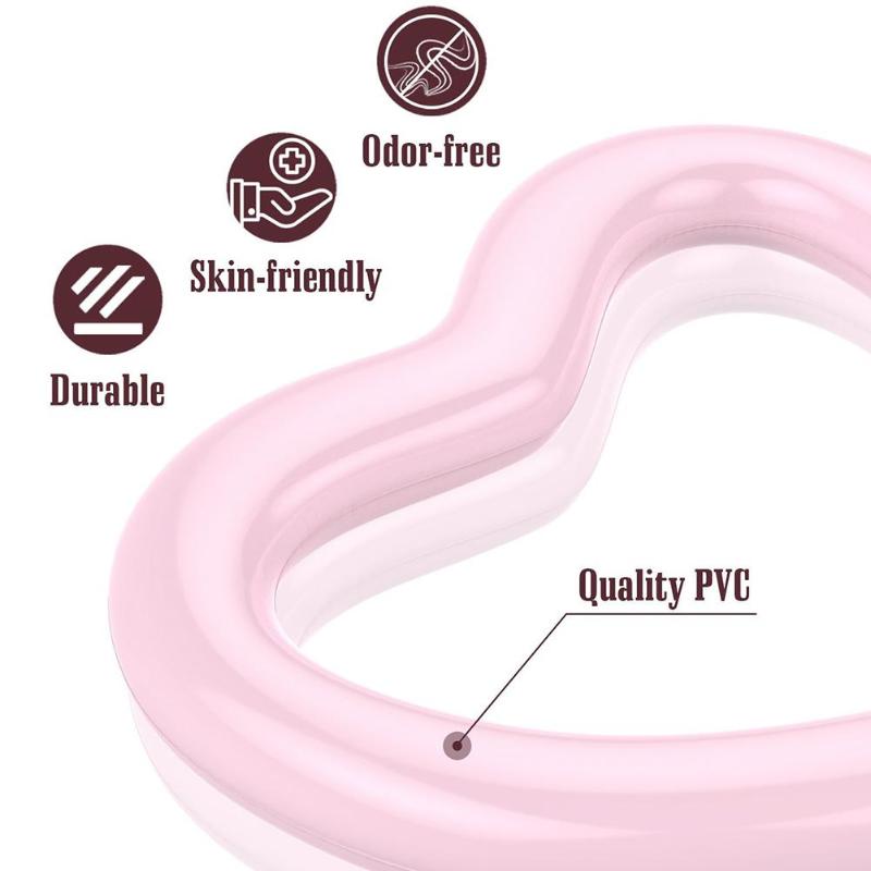 Herz Form Schwimmen Float Aufblasen Floß Pool Schwimmt Floß Strand Schwimmen Ring Außen Spaß Schwimm Spielzeug Luft Matratze Leben Boje