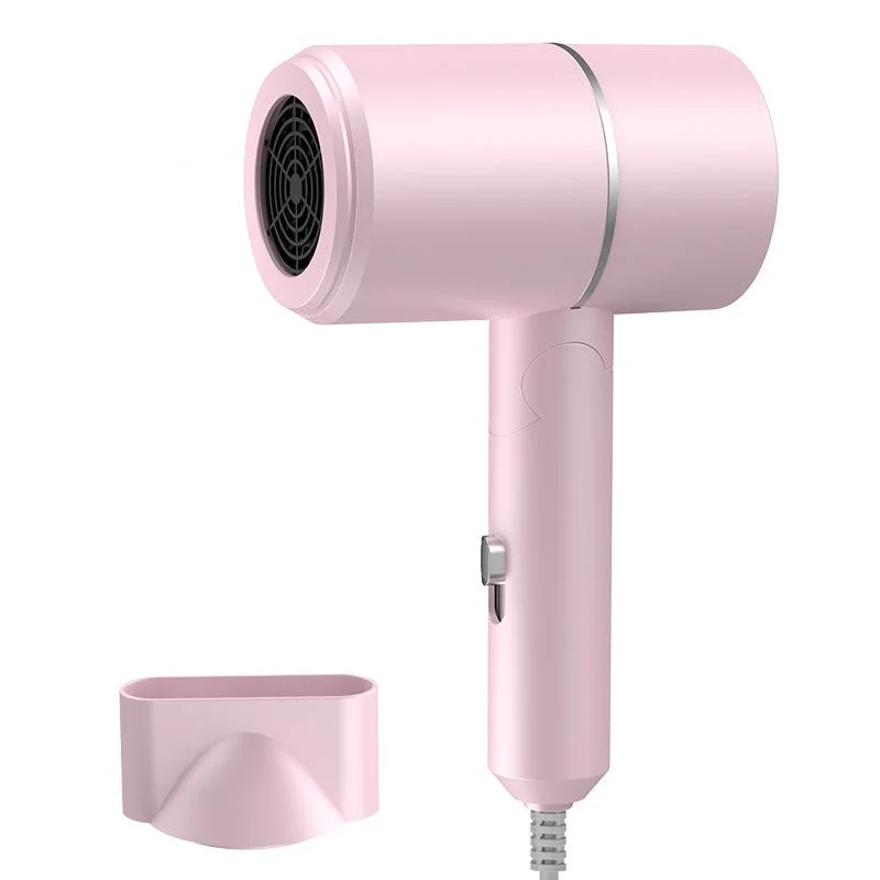 Mini secador de pelo plegable, 800W, seguro, baja potencia, iones negativos hidratantes, cuidado del cabello para el hogar, viaje, dormitorio, secador silencioso: Multicolor / US
