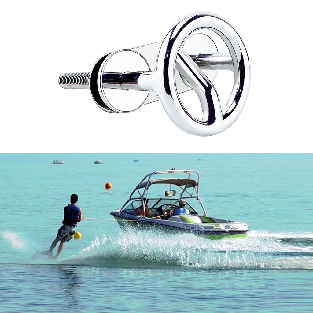 Crochet D'œillet De Remorquage Pour Bateau – Acier Inoxydable, Filetage M10, Finition Miroir – Pour Ski Nautique, Remorquage