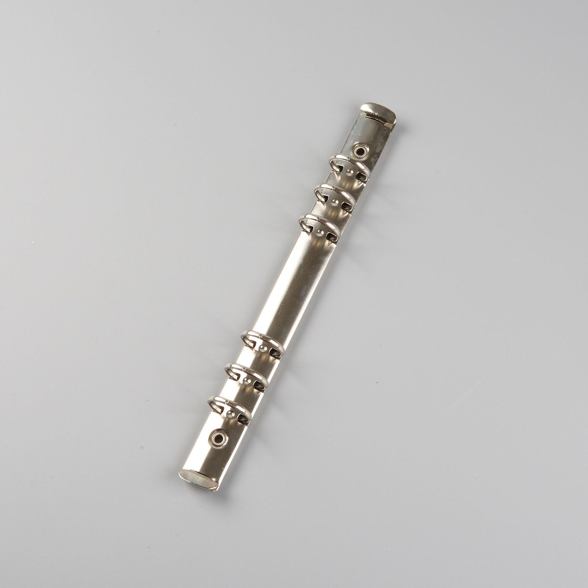 A4 A5 A6 A7 Metal Loose Leaf Binder Clip, Spiral DIY Notebook Paper Gliders Sheets Collection Clips Stationery Supplies: A5  6holes