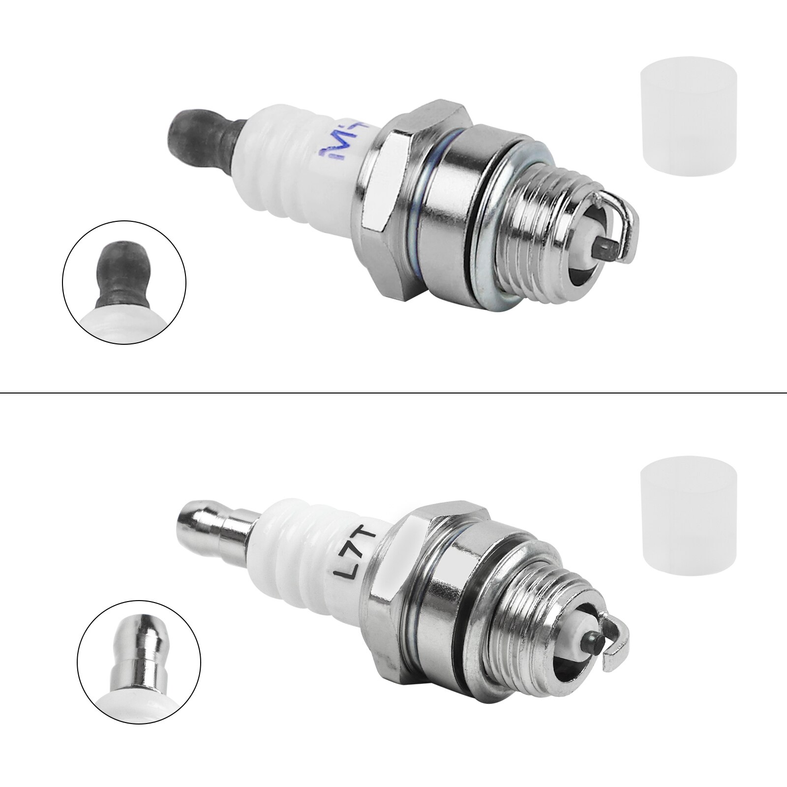 Bougie d'allumage BPMR7A L7T RCJ6Y RCJ7Y WSR5F pour tondeuse à 2 temps 33cc-49cc, tronçonneuse de vélo de poche, pièces Stihl Husqvarna, 2 pièces