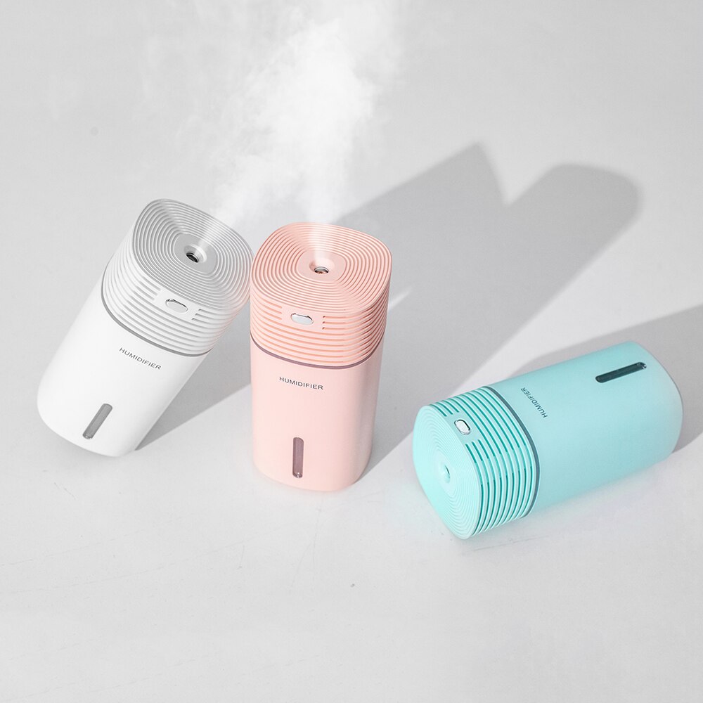 Humidificateur d'air portable 255ml ultrasons couleur creuse lampe cube humidificateur bureau chambre voiture usb diffuseur d'arôme brumisateur