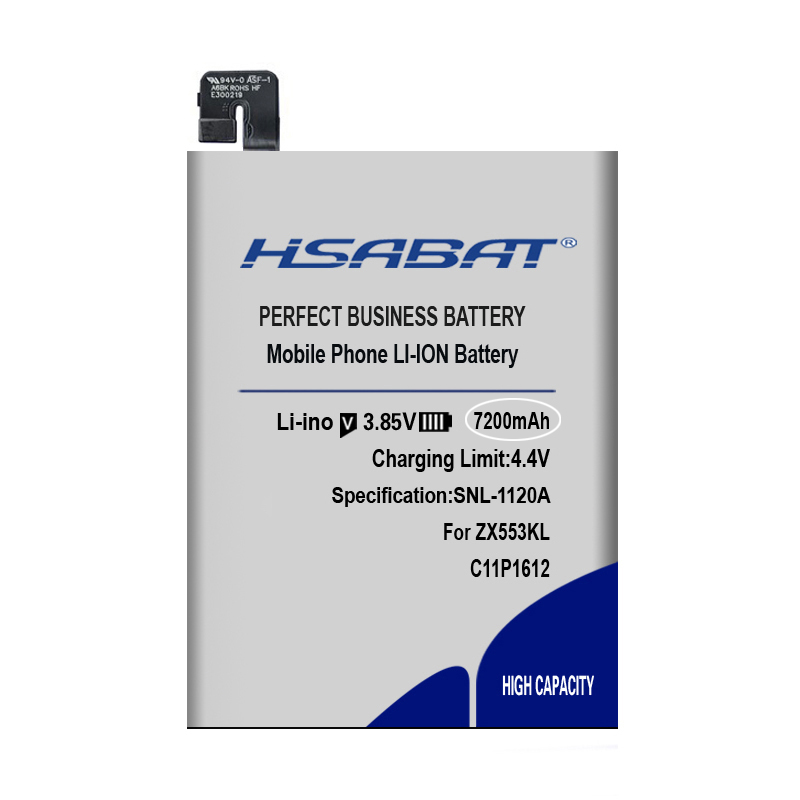 C11P1612 Hsabat 7200Mah Top Batterij Voor Asus ZE553KL, Zenfone 3 Zoom, zenfone 3 Zoom Dual Sim Lte, Zenfone 3 Zoom Z01HDA