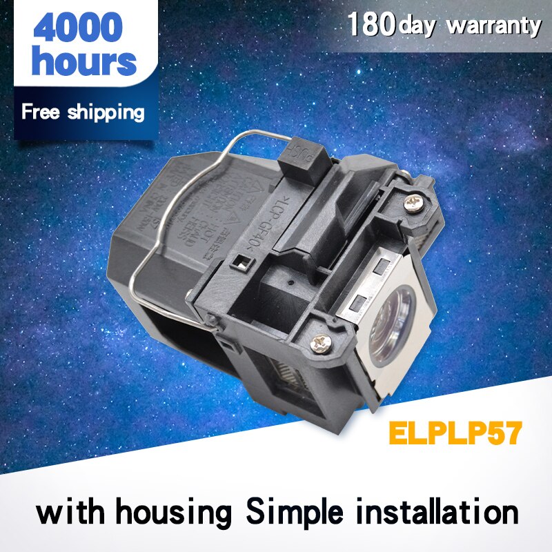 Darmowa wysyłka dla ELPLP57 V13H010L57 projektor zastępczy u nas państwo lampy nadające się robić Eps0n EB-440W EB-450W EB-450Wi EB-455Wi EB-460