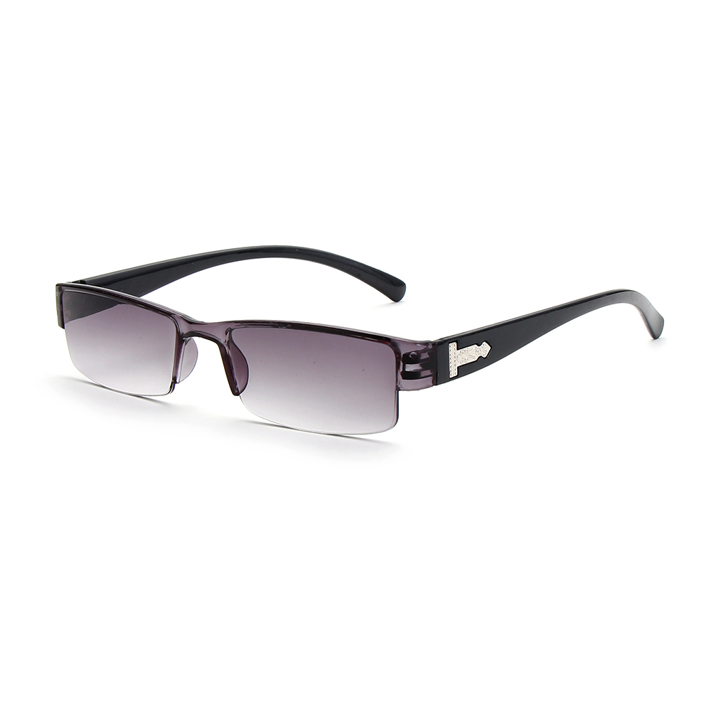 1PC occhiali da lettura unisex donna uomo anziani la moda PC portafoto occhiali da vista presbiti portatili cura della visione ad alta definizione + 1.0 ~ + 4.0: bianca / +150