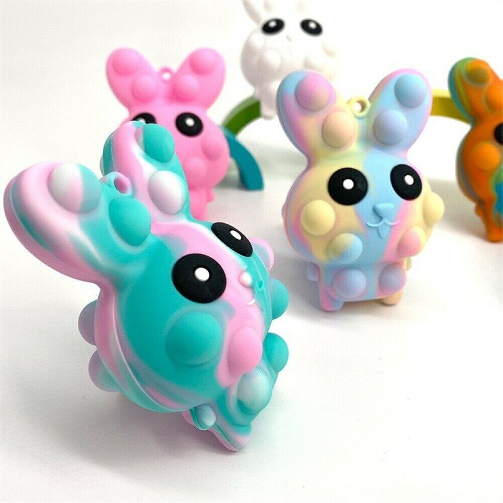 Kawaii 3D Konijn Bal Burst Oog Pop Het Ballen Decompressie Speelgoed Anti-Stress Verlichten Zachte Squishy Squeeze Speelgoed Voor kids