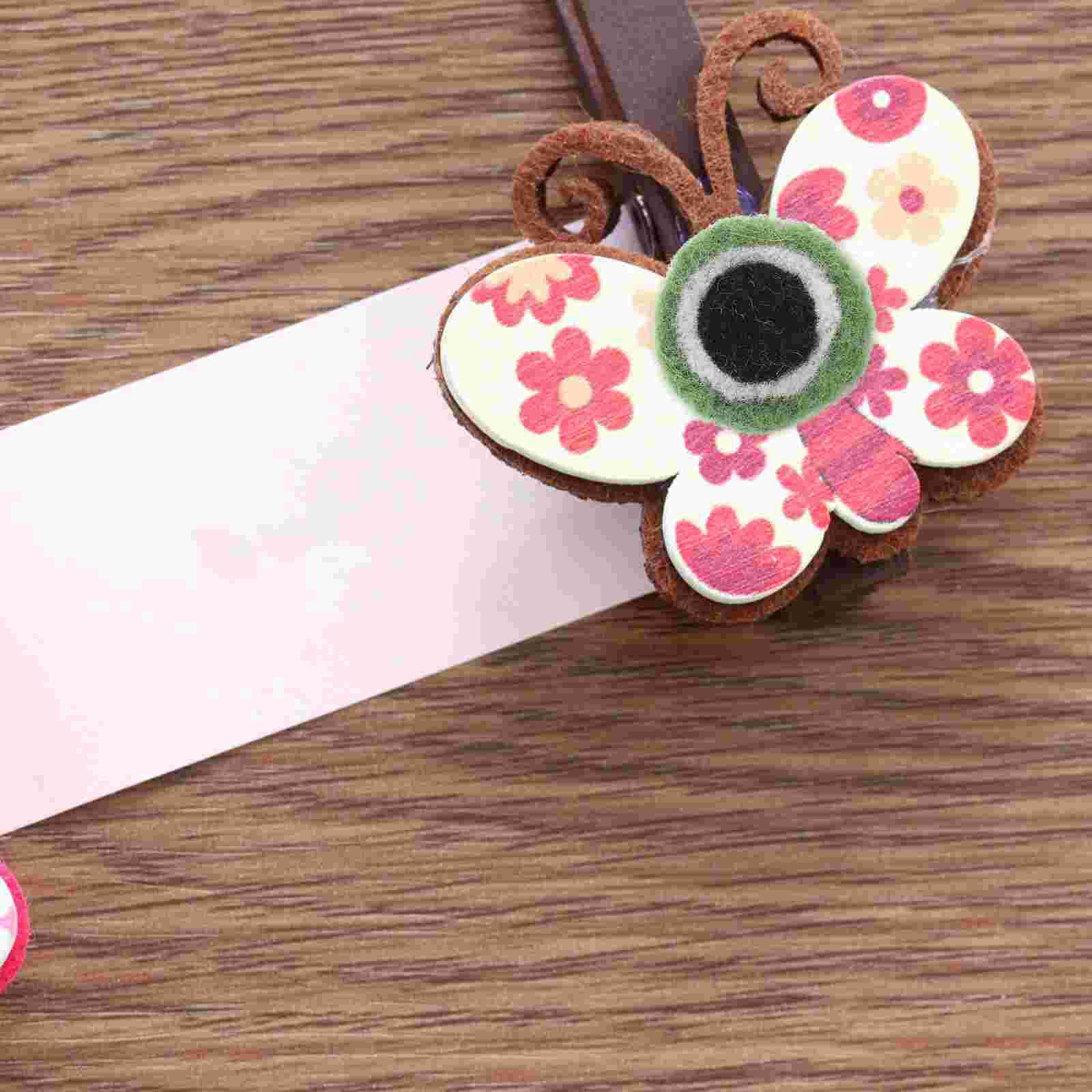 5pcs Wool Felt Frogs Eyes Ornament DIY Felt Frogs Eyes Adornment DIY Crafts Making Materials