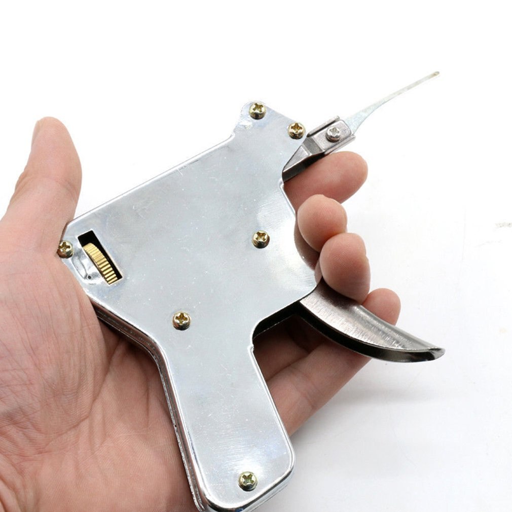 6 -teiliges set leistungsstarker vorhängeschloss-reparaturwerkzeuge, schlüsselreparaturwerkzeuge, schloss-werkzeugset aus edelstahl, silberfarben, tragbar