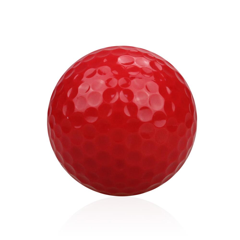 Crestgolf farvet øvelsesgolfbolde pakke  of 12 driving range golfbold golfspiller golftilbehør 6 farver til dit valg