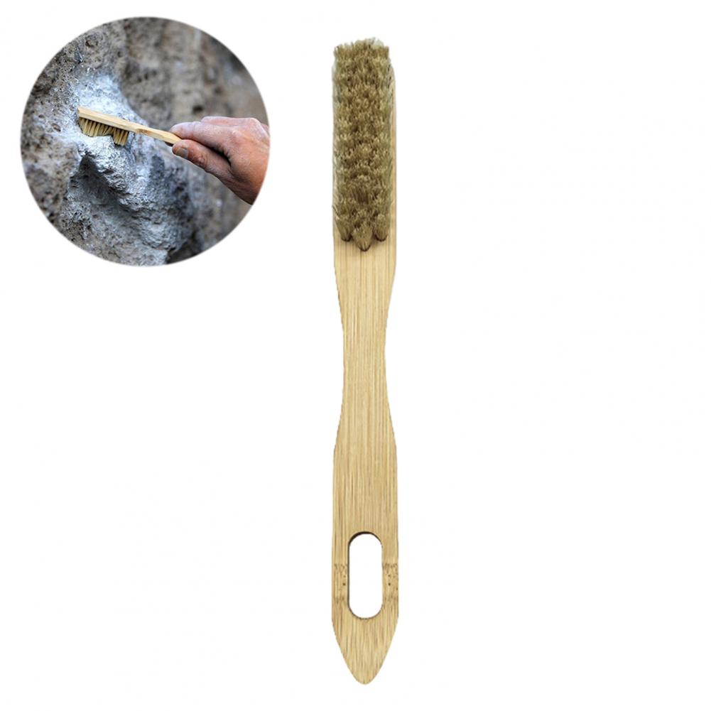 Brosse d'escalade à poils souples, épurateur d'escalade, brosse d'escalade en bois Durable avec poignée ergonomique épaisse pour l'intérieur