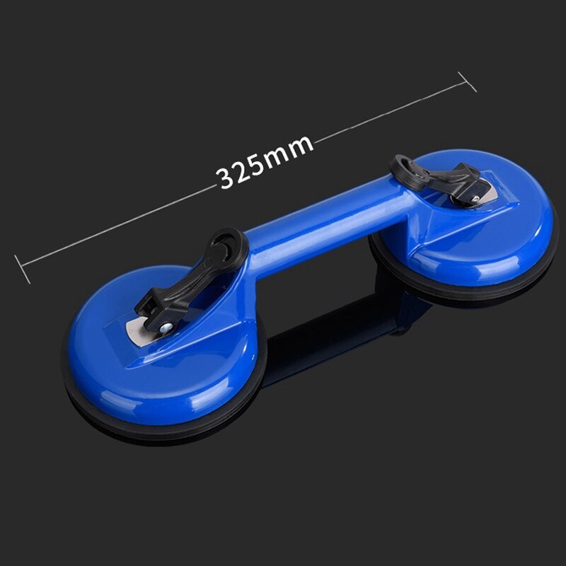 HTHL-Double Claw Aluminum Alloy Suction Cup Glass Suction Cup Two Claw Vacuum Glass Suction Cup Powerful Ceramic Tile Lifter