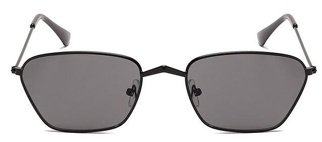 Classic Small Frame Cat Eye Sunglasses Women/Men Brand Alloy Mirror Sun Glasses Vintage Modis Oculos: black