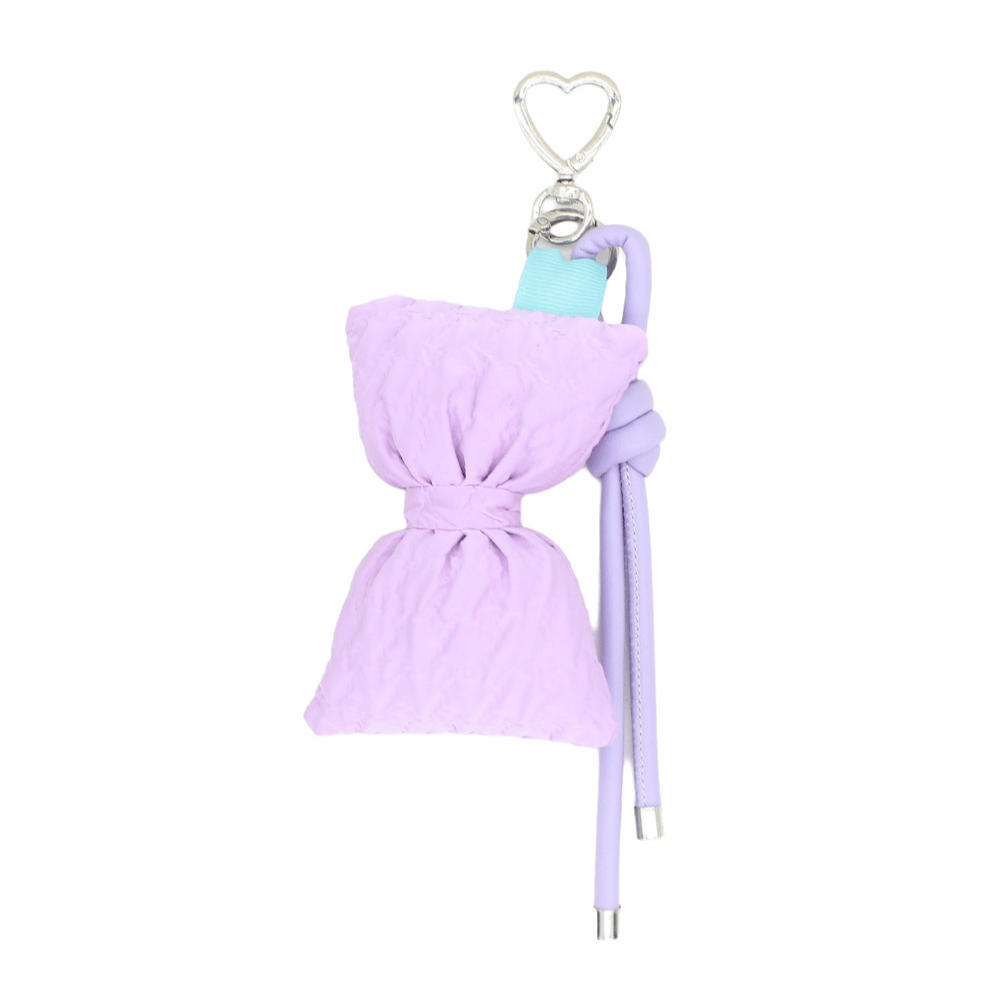 Tasbedel Hartgesp Strik Sleutelhanger Zoete Vriendschap Pluizige Strikhanger Sleutelring Ornamenten Tas Hangend Huisdecoratie: WIT