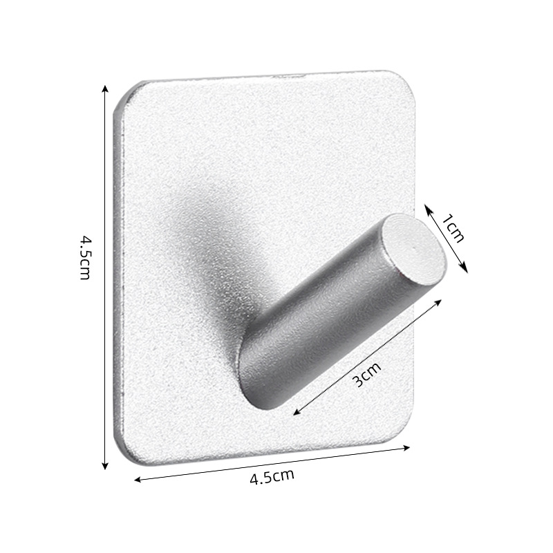 Zelfklevende hangende badkamerhaken Deursleutel Tas Jas Handdoek Robe Hanger Douchehaak Organizer voor badkamer Keukenaccessoires: Blauw
