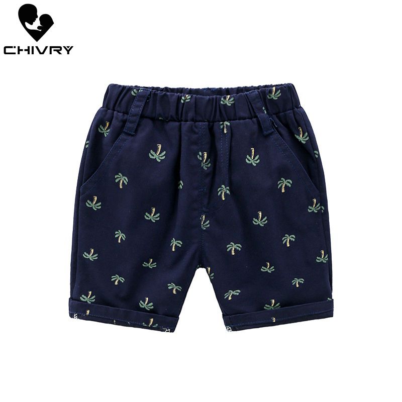 Neue freundlicher Jungen Sommer Strand kurze Hose freundlicher Kurze Hosen freundlicher Baby Jungen Elastische Druck Mittlere Taille kurze Hose Hosen