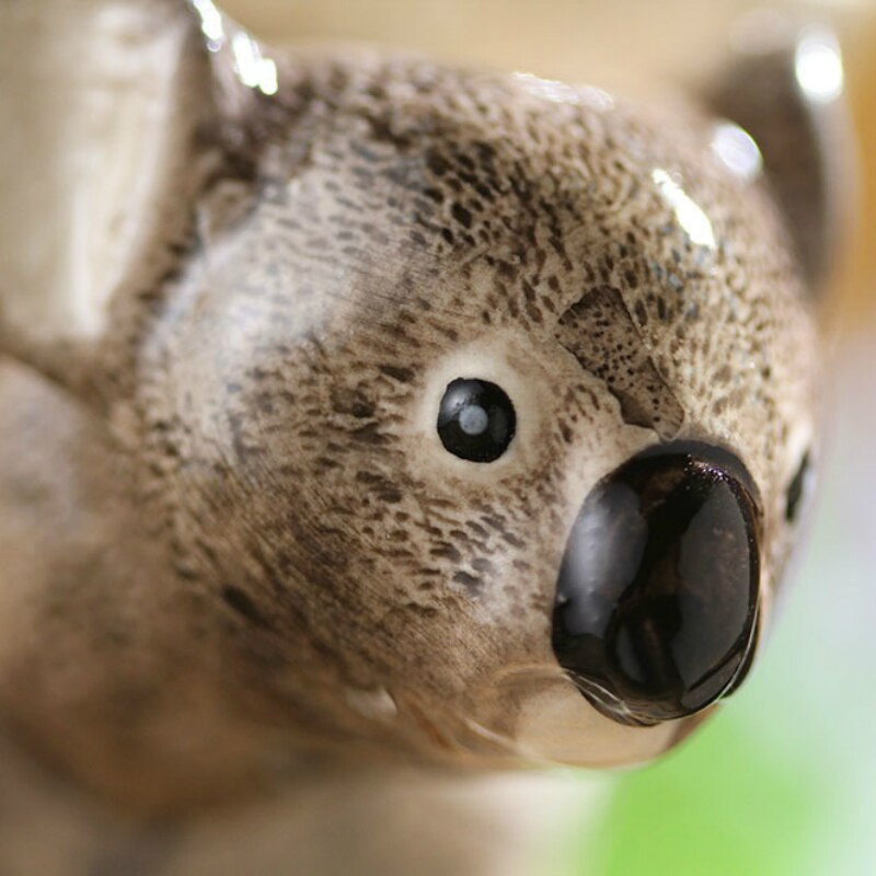 animal ceramic mug Hand drawn koala cartoon cup Personal coffee mug cups and mugs cute mugs