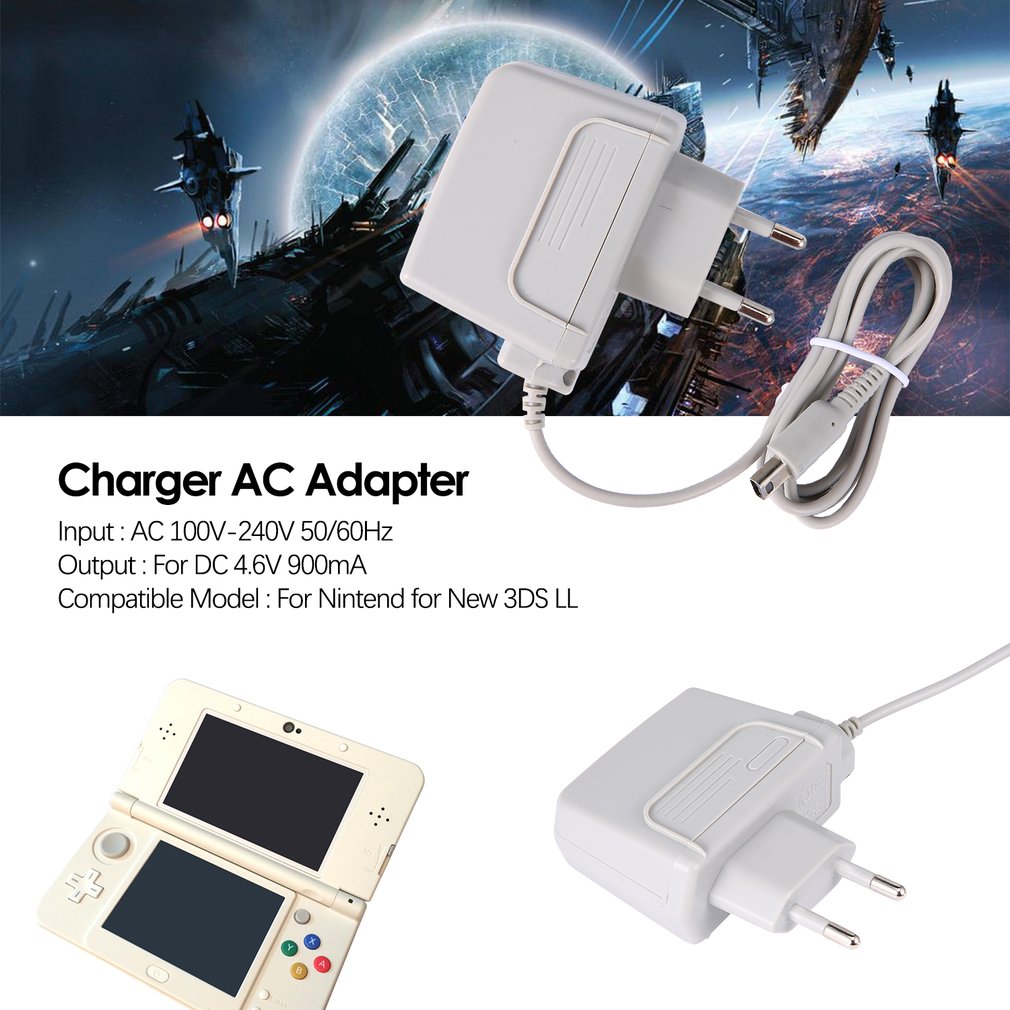 EU Charger AC Adapter for Nintendo for 3DS XL LL for DSi DSi XL 2DS 3DS 3DS XL
