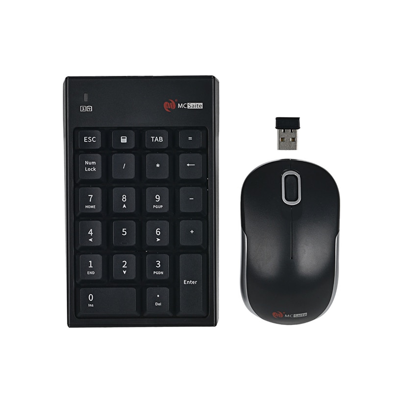 2.4Ghz Wireless USB keypad keyboard with Mouse for Notebook Windows Mac OS System Futural Digital JULL23