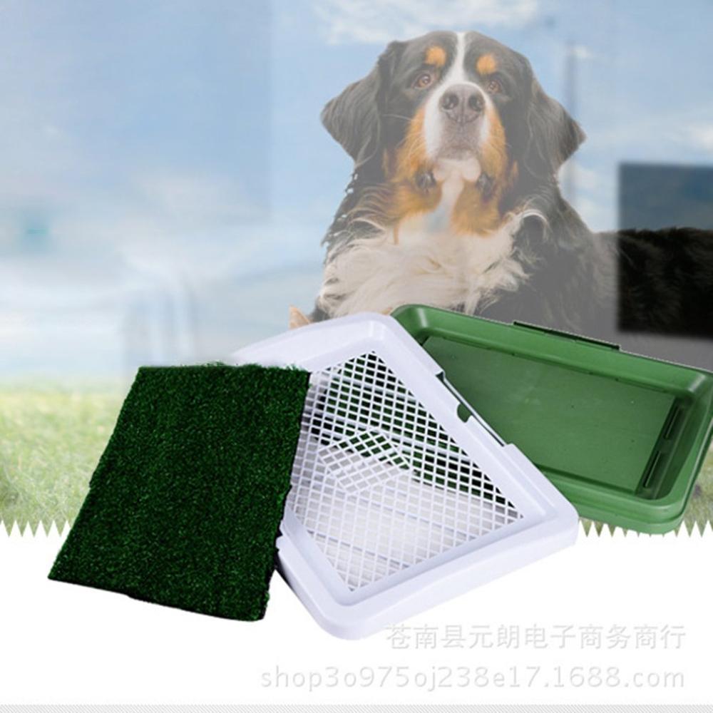Chien toilette chiot chien pot plateau intérieur litière boîtes facile à nettoyer produit pour animaux de compagnie formation toilette fournitures pour animaux de compagnie intérieur utilisation extérieure
