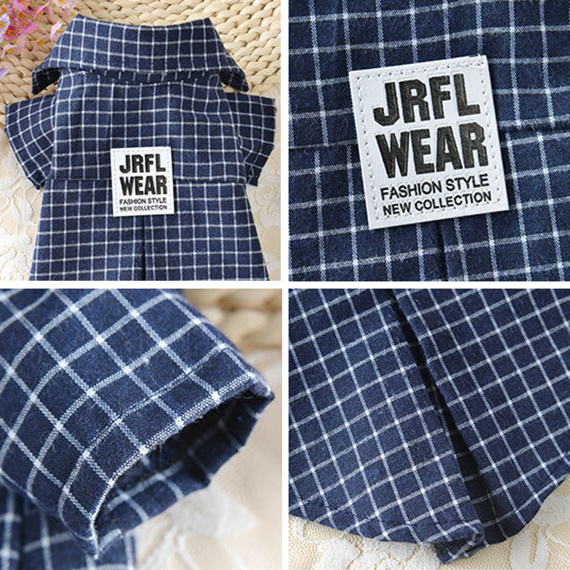 Tøj til katte sphynx forår/sommer bomuld kæledyr tøj til katte klassisk plaid killing kitty kat t-shirt skjorter kæledyr kat tøj