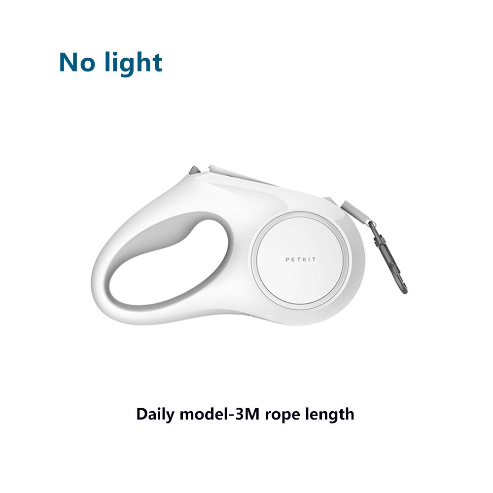 Xiaomi-Correa de tracción para perro, accesorio con forma de anillo Flexible, luz LED nocturna, Go Shine Max, 3m/4,5 m: no light 3M
