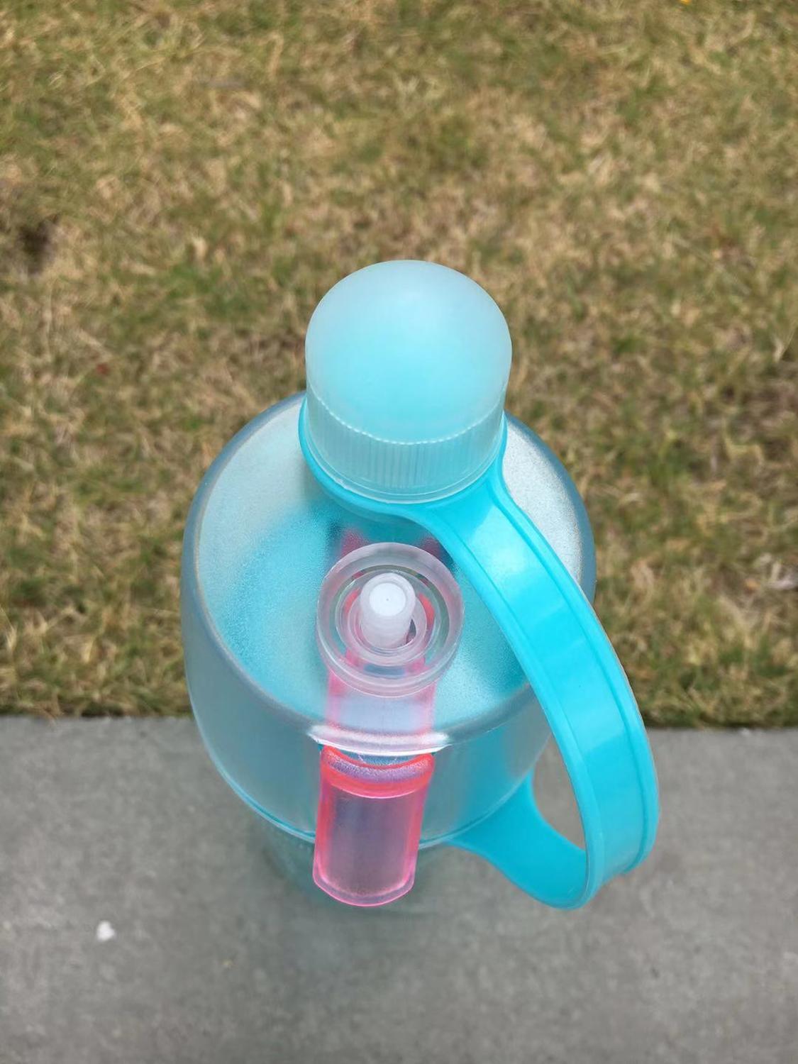 400ml multifunktionelle udendørs rejse transportable plast børn børn børn spray sports vand kantine med håndtag