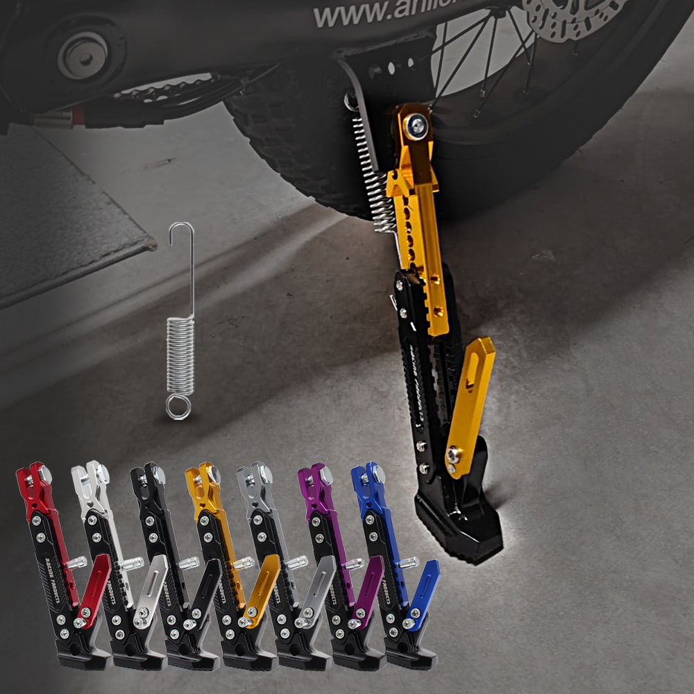 Podpórka motocyklowa parking kopnięcie podstawka Wspornik Stopka Boczna Podpórka Uchwyt na kulę brud rower Motocykl Uniwersalny statyw ze stopu