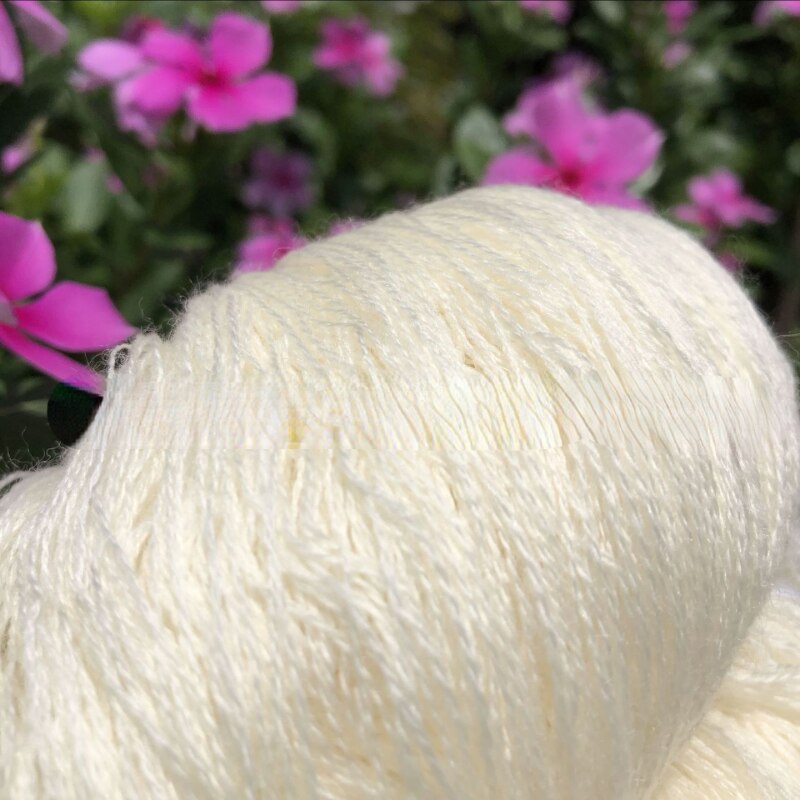 Cashmere Handfeel Merino Wool Thread All Wool Thread Milky White 1 Twist 250g Crochet Yarn