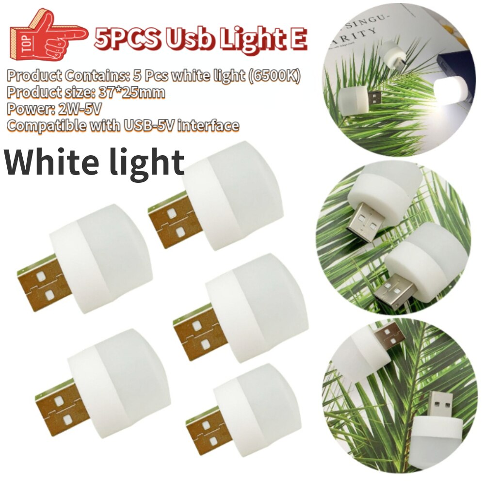 Usb Nachtlampje Draagbare Usb Kleine Boek Lampen Led Bescherming Leeslamp Usb Plug Led Computer Mobiele Power Opladen Bureau lamp: C2