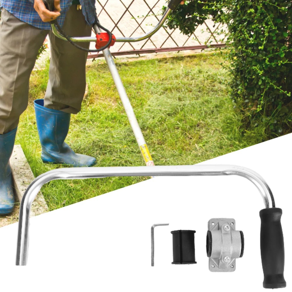 String Trimmer Handvat Roestvrijstalen Gazontrimmer Handgreep Trimmer Stuurhandvat voor Gazonverzorging Landschapsarchitectuur Tuin Trimmen