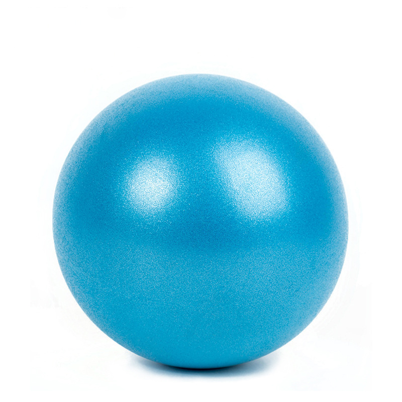 25cm mini yogabollar fitness pilates boll för fettreducering tjock explosionssäker pvc halkfri gymträningsboll för hemmaträning träningspass: Beige