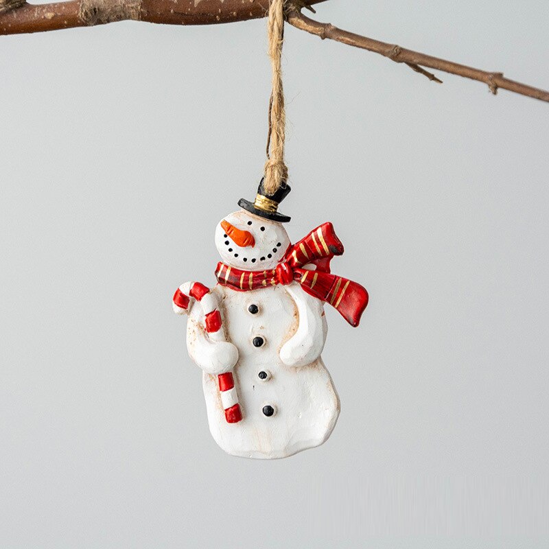 Julepynt kreativitet nisse sokker elg juletre lite anheng hengende harpiks håndverk årsfest hjemmeinnredning: 3
