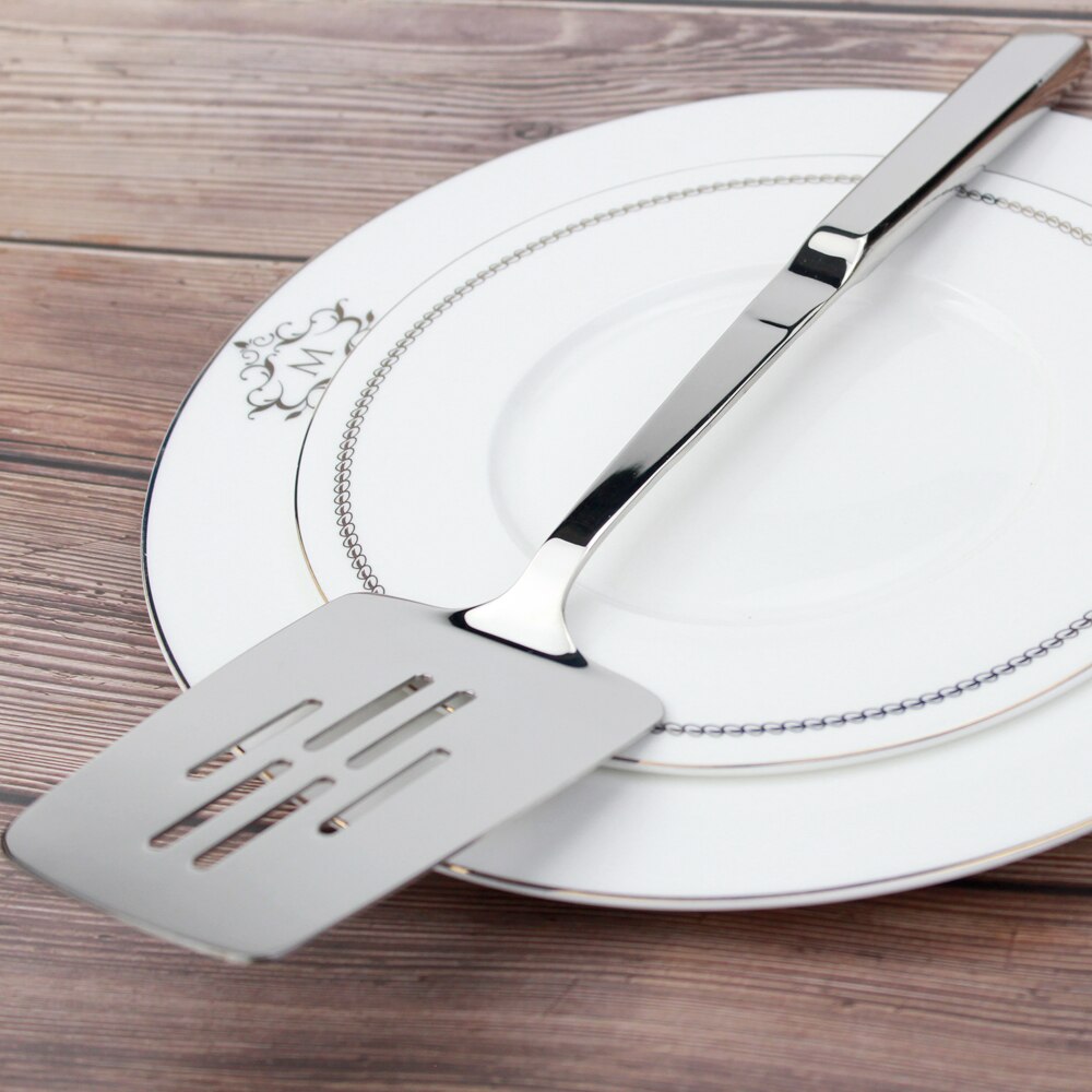 Ustensile de cuisine en acier inoxydable 18/8, poignée souple, poli miroir parfait, ustensile de cuisine, louche/spatule/écumoire
