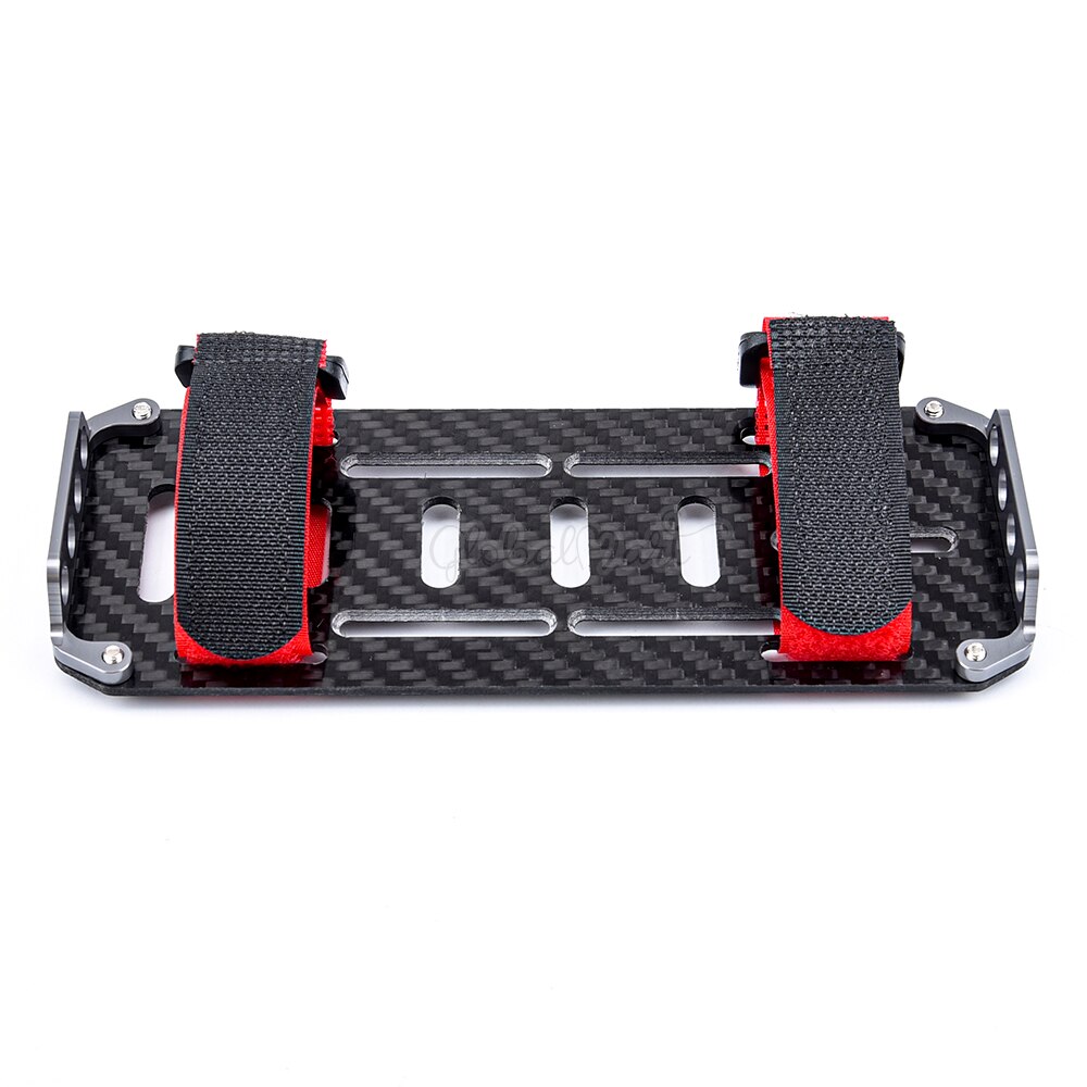 Aluminium Batterij Montageplaat Tray Batterij Houder Voor 1/10 Schaal Rc Crawler Auto Axiale SCX10 CC01 F350 D90 RC4WD