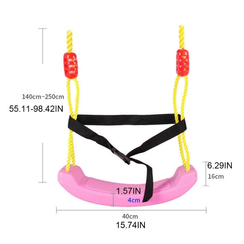 8 Ring Gesp Swing Set Outdoor Play Game Set Training Swing Verstelbare Speeltoestellen Kids 'Party Favor