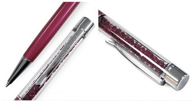 Luxe elementen kristallen pen stardust balpen rollerball kristal pen trouwpen